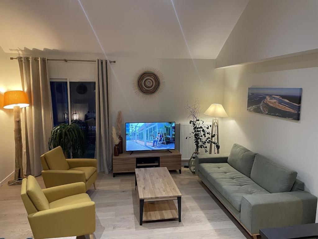 Ville Les Flots Bleus Proche Golf Arcachon Ла-Тест-де-Бюш Экстерьер фото